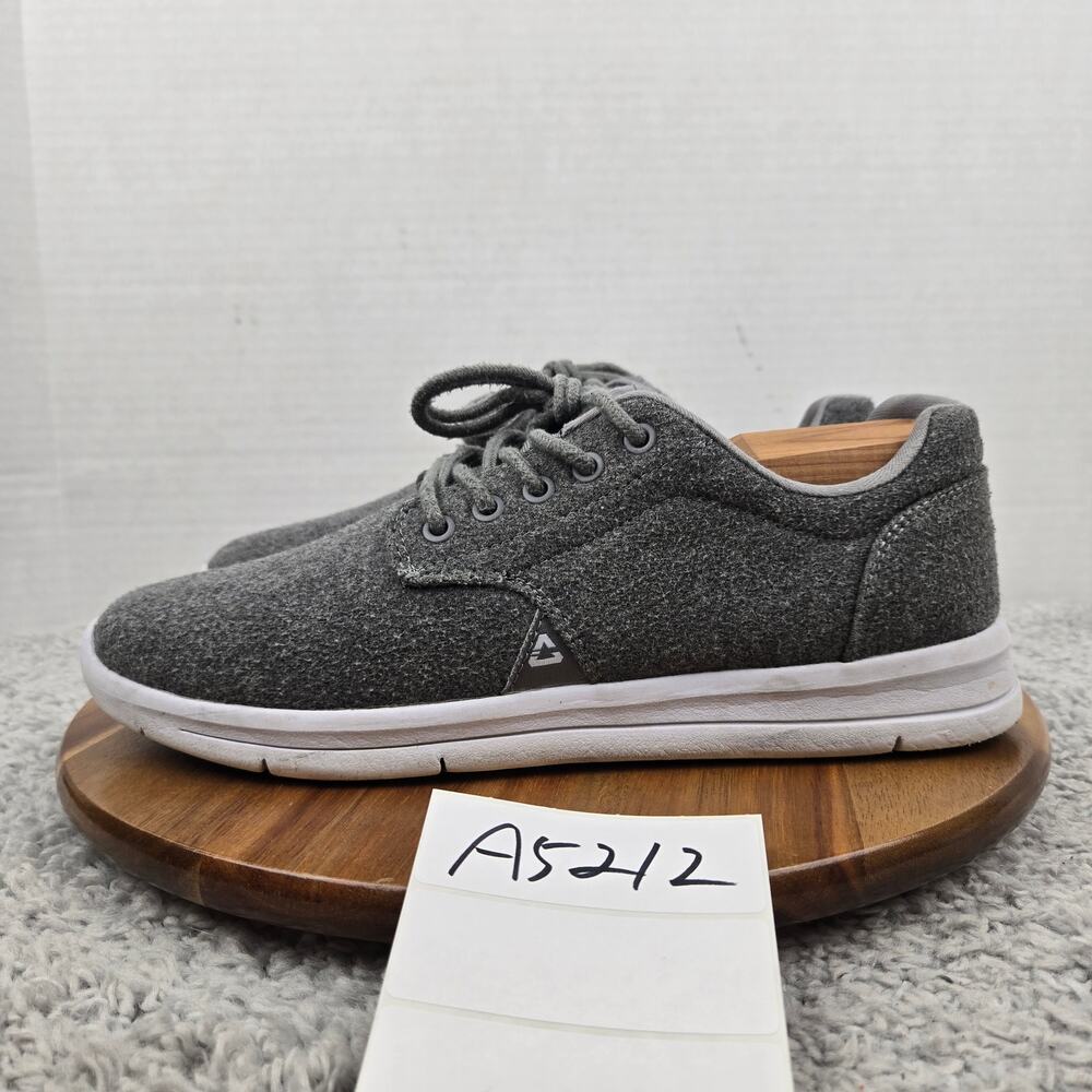 Travis Mathew Cuater Mens 9.5 The Daily Wool Gray Lace Up Casual Daily Sneaker
